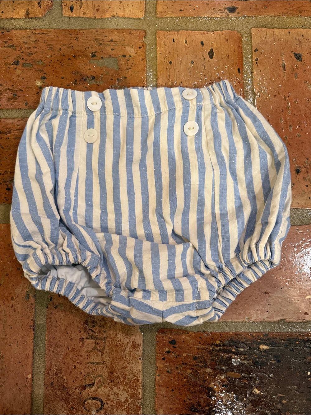 Pepa London Blue Stripe Cotton Bloomers Size 2